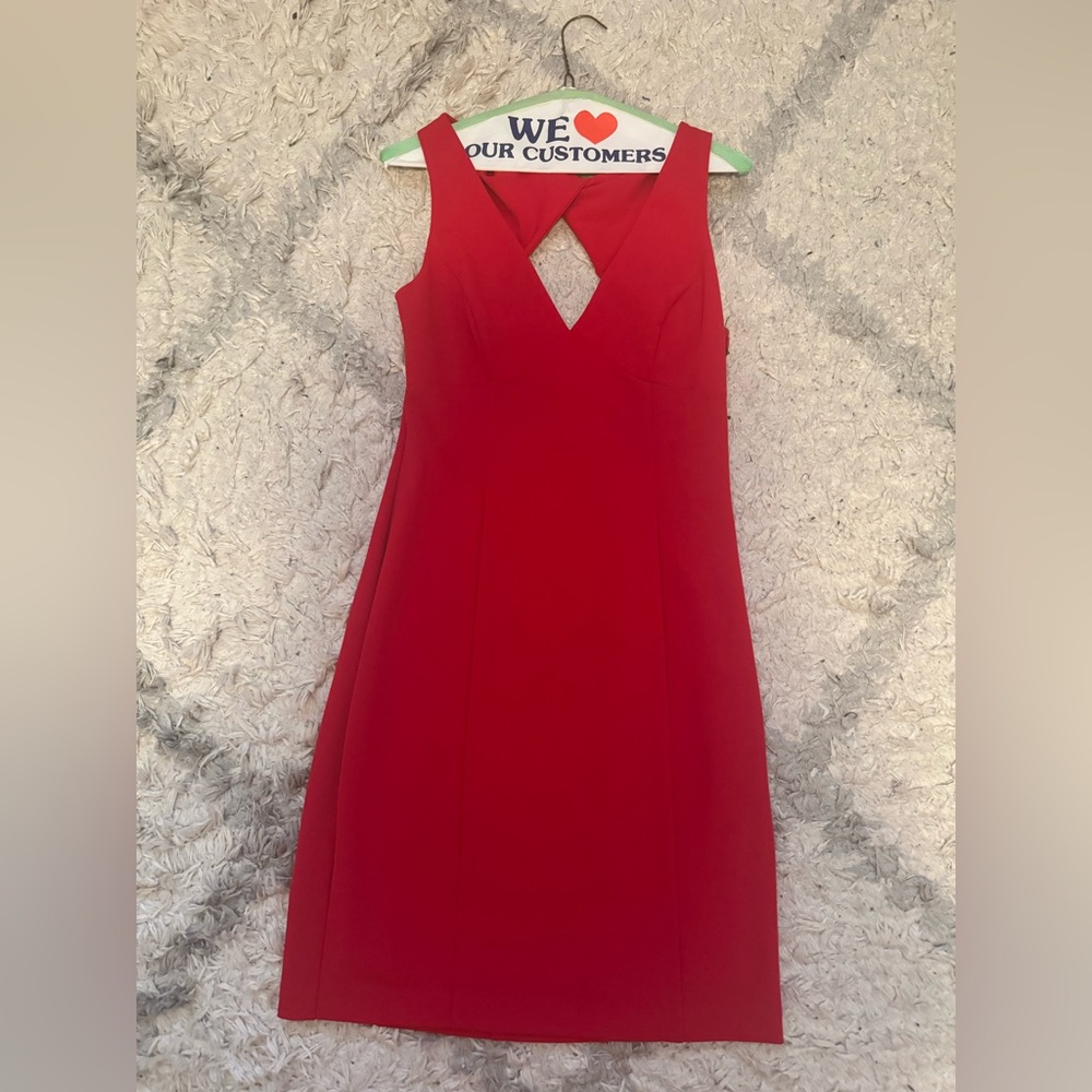 Elegant Red Sleeveless Dress Vince Camuto